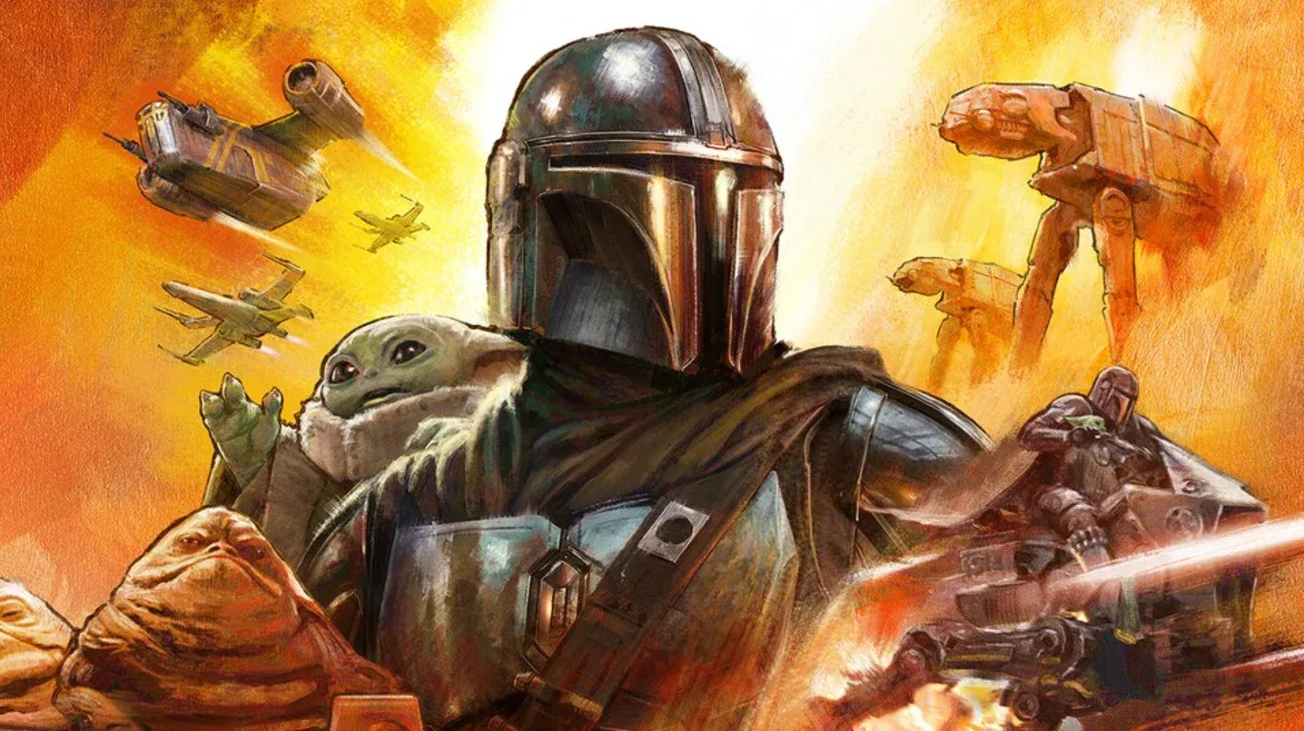 mando and grogu hero